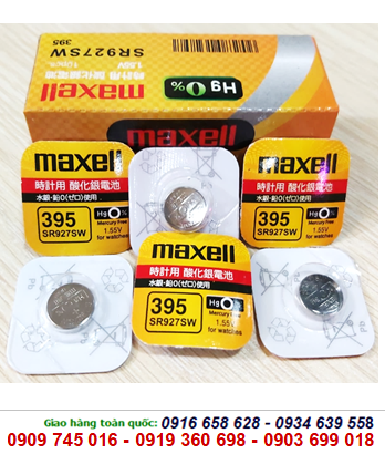 Maxell SR927SW, Pin Maxell SR927SW/395 silver oxide 1.55v /Loại vỉ 1viên